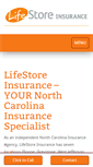 Mobile Screenshot of lifestoreinsurance.com